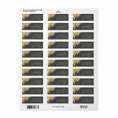 Goldflorale Vintage Hochzeit (Vorne)