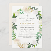 Goldflorenkrebs - Taufe Einladung (Vorne/Hinten)