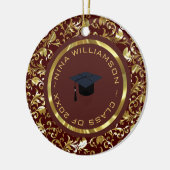 Goldflorentasche und -kappe keramik ornament (Links)