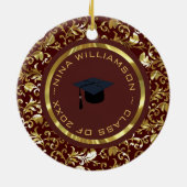 Goldflorentasche und -kappe keramik ornament (Hinten)