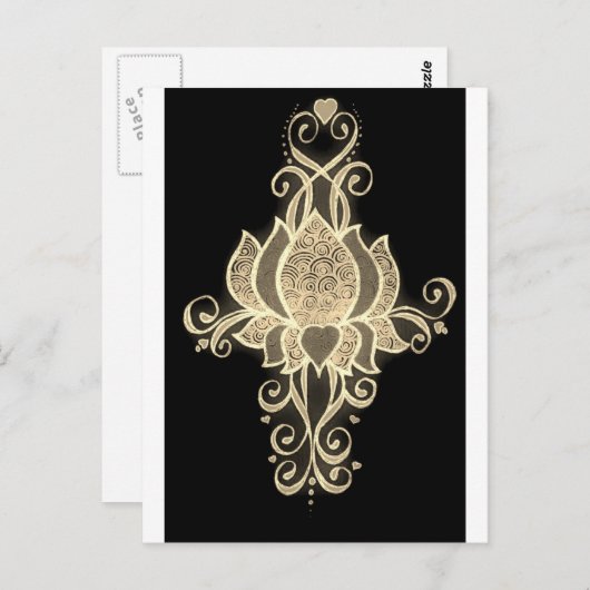 Goldflorentechnik Postkarte (Vorne/Hinten)