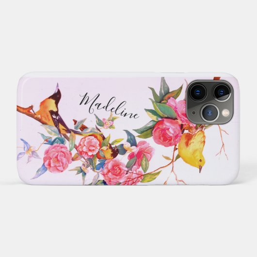 Goldflossen und Kamelien Case-Mate iPhone Hülle (Rückseite (Horizontal))