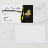 GoldFlügels-Visitenkarte Visitenkarte (Vorne/Hinten)