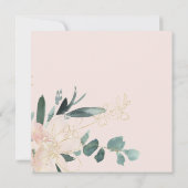 GOLDFLUSCHENBLUSH BUNCH WATERCOLOR WEDD EINLADUNG (Rückseite)