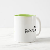 Goldfluss-Tasse Zweifarbige Tasse (VorderseiteRechts)