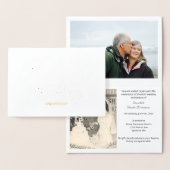 Goldfoil 50. Hochzeitstag Einladung (Anzeige)