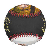 Goldfoil Typografie Vatertag Baseball (Rückseite)