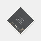 Goldfoileffekt Fall Weizenhalskappe Rustikal Serviette (Ecke)