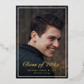 Goldfolie-Abschluss Ankündigung (Vorderseite)