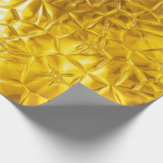 Goldfolie abstrakt geschenkpapier (Ecke)