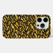 Goldfolie abstraktes Muster Case-Mate iPhone Hülle (Rückseite (Horizontal))