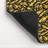 Goldfolie abstraktes Muster Mousepad (Ecke)
