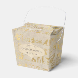 Goldfolie-Ägypten-Themenparty Geschenkschachtel