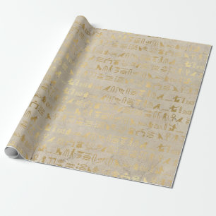 Goldfolie ägyptisch thematisierte Party Geschenkpapier