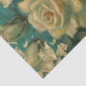 Goldfolie aus Rose Seidenpapier (Ausschnitt)