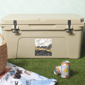 Goldfolie aus schwarzem und weißem Marmor Aufkleber (Kühler)