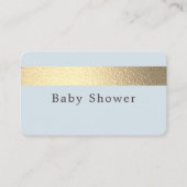 Goldfolie, Blue Baby Shower Ticket (Vorderseite)