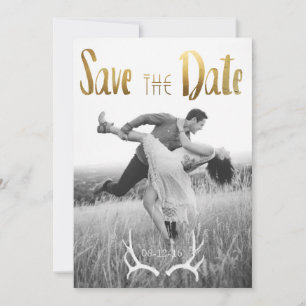 Goldfolie Bohemian Glamour Foto Save the Date