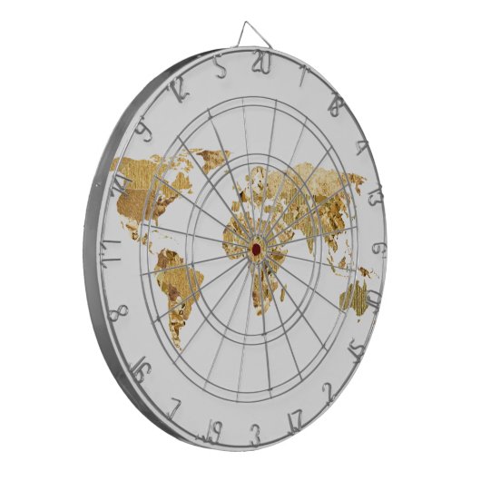 Goldfolie Dartscheibe (Vorderseite Links)