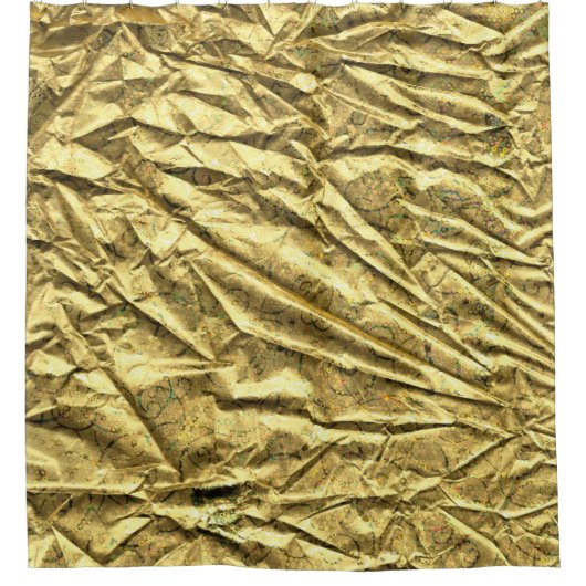 Goldfolie Duschvorhang (Vorderseite)
