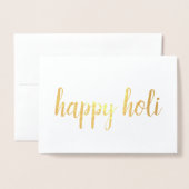 Goldfolie Folienkarte (Vorderseite mit Umschlag)