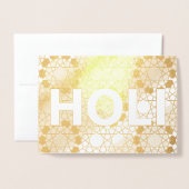 Goldfolie Folienkarte (Vorderseite mit Umschlag)