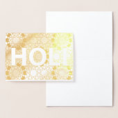Goldfolie Folienkarte (Anzeige)