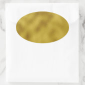 Goldfolie für Imitate Ovaler Aufkleber (Tasche)