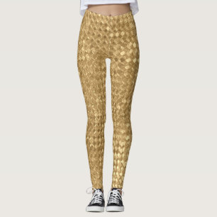 Goldfolie, Glitzer nahtlose Textur. Leggings