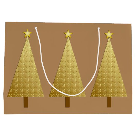 Goldfolie Große Geschenktüte (Rückseite)