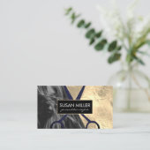 Goldfolie | Haarmodell | Farbblock | Schafe Visitenkarte (Stehend Vorderseite)