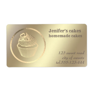 Goldfolie Hausgemachte Kuchen und Leckereien