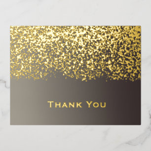 Goldfolie Hochzeit Danke  Folien Feiertagspostkarte