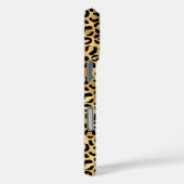 Goldfolie-Leopardenprint monogrammiert Case-Mate iPhone Hülle (Rückseite / Rechts)