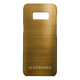 Goldfolie Luxus Metallic Monogram Name Case-Mate Samsung Galaxy S8 Hülle