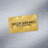 Goldfolie Magnetische Visitenkarte (Beispiel)