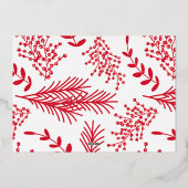 GOLDFOLIE | Merry Everything Foto Folien Feiertagskarte (Rückseite)