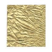 Goldfolie Notizblock (Vorderseite)