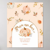 Goldfolie Orangenkürbis Mama-osa-Bar Poster (Vorne)