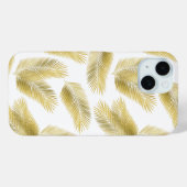 Goldfolie Palm Blätter Muster Case-Mate iPhone Hülle (Rückseite (Horizontal))