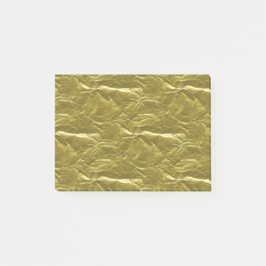 Goldfolie Post-it Klebezettel (Vorderseite)