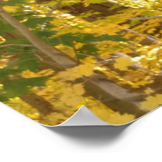 Goldfolie Poster (Ecke)