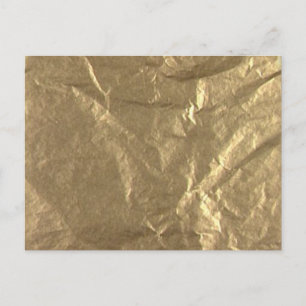Goldfolie Postkarte