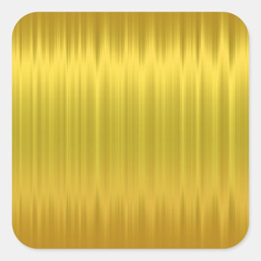 Goldfolie Quadratischer Aufkleber (Vorderseite)