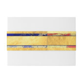 Goldfolie Rosa Lila Hochzeit Einladungsbanderole (Rückseitenbeispiel)