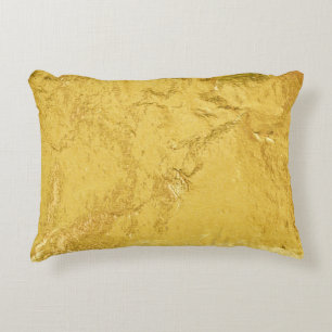 Goldfolie: Shiny Abstrakt Texture Dekokissen
