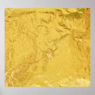 Goldfolie: Shiny Abstrakt Texture Poster