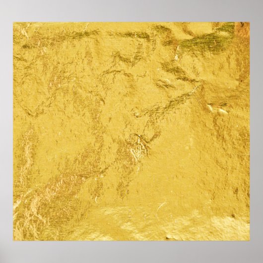 Goldfolie: Shiny Abstrakt Texture Poster (Vorne)