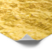 Goldfolie: Shiny Abstrakt Texture Poster (Ecke)