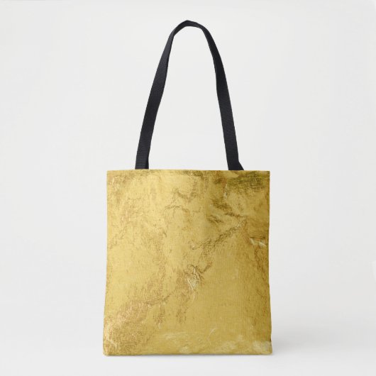 Goldfolie: Shiny Abstrakt Texture Tasche (Vorderseite)